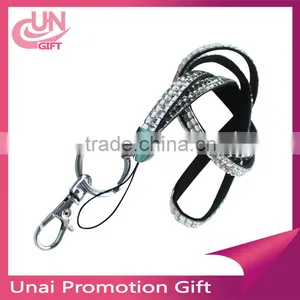 New Arrive Bling Lanyard Cheap Blinking Light Rhinestone Lanyard With Nice Quality thumbnail-5