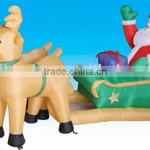 Santa Reindeer Sleigh thumbnail-1