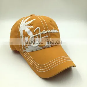 WHOLESALE 6 PANEL BRUSHED COTTON WASHED BASEBALL CAP UNSTRUCTURED thumbnail-2