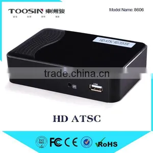 China Supplier Accept OEM Order & Digital TV HD DVB Transmitter MPEG4 Receiver ATSC Set Top Box for North America thumbnail-2