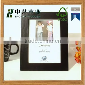 Home Love Decoration Gift Crafts High Quality Customized FSC Wooden Photo Frame thumbnail-1