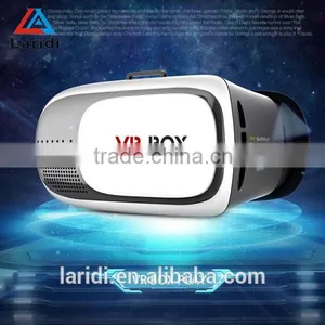 Laridi VR Box Virtual Reality 3D Glasses Headset Oculus Rift Head Mount Movie Game 3.5-6.0 Inch Phone+ Bluetooth Remote Control thumbnail-1