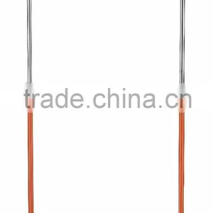 Single Orange Grey Chrome Garment Hanging Stand Clothes Hanging Stand thumbnail-1