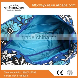 IR016 2016 New Design Quilted Duffel Cotton Travel Tote Bag thumbnail-3
