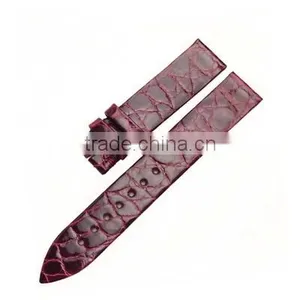 High Quality 100% Alligator Leather for Apple Watch Band 42mm thumbnail-1