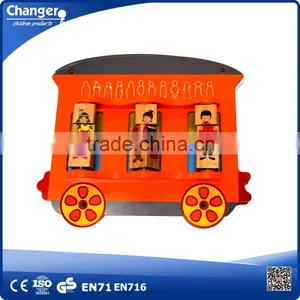 Kids Educational Toy Train-shape Puzzle Wall Games for Kids thumbnail-3