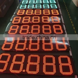 16" Outdoor Gas Station LED Price Digital Sign With Light Box 12 Inches Fuel Station Led Digital Gas Price Sign 8.888 thumbnail-1
