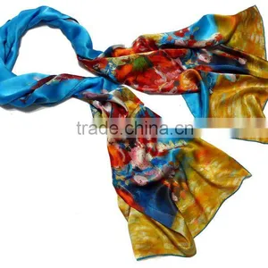 Fashion Silk Scarf Styles Women thumbnail-1