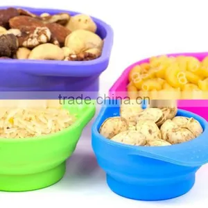Silicone Collapsible Measuring Cups Foldable Bowl thumbnail-2