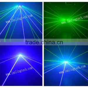 RGB Trifan Super-cool Cheap Multi-Effect 3 Heads Disco DJ Laser thumbnail-2