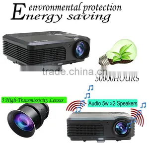 LCD Prpjector With 4200 Lumens LED Display for Smartphone DVD HDMI thumbnail-3