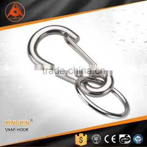 Practical Safety Snap Hook Stainless Steel Simplified Collar Hook With Snap Hook thumbnail-1