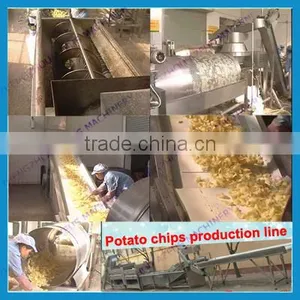 Full Automatic Frozen French Fries Maker/potato Chips Processing Machine thumbnail-2