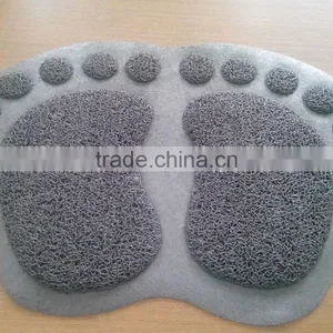 HOT!!! Welcome PVC Door Mat Spaghetti Loop Mat thumbnail-5