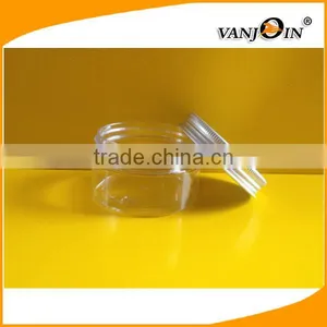 Empty Custom Made Face Cream Use 100ml 150ml Clear Plastic Cosmetic Jars thumbnail-2
