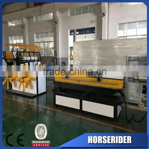 PVC Sewer Single Wall Corrugated Pipe Production Line / PE PVC Corrugated Hose Pipe Extrusion Line thumbnail-3