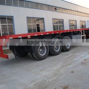 Flat Bed Semi-Trailer Container SemiTrailer thumbnail-1