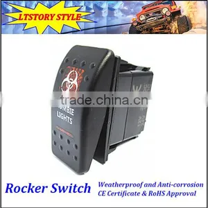 DC 12-24V Waterproof Carling Rocker Switch For Snowmobile thumbnail-3