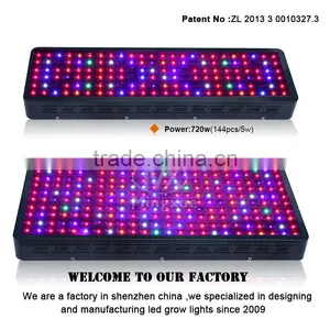 2016 Dual Switches Silent Fan Grow Light Led 1200W thumbnail-1