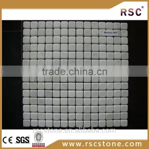 Square White Marble Mosaic Decor Tile in Popular Sale thumbnail-1