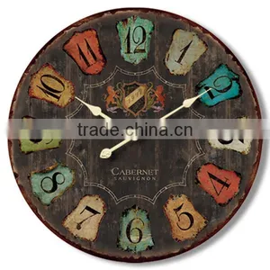 2014 Antique Clocks Wall Old Antique Wall Clock Design Arabic Numeral thumbnail-1