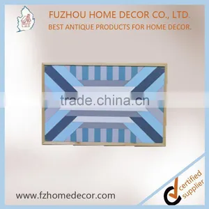 Solid Wood Sign With Geometric Pattern Splicing Board for Home Decoration or Gift thumbnail-6