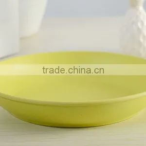 Anhui Green Bamboo Fiber Round Plate thumbnail-3