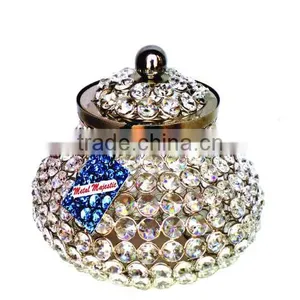 Crystal Decoration Metal Home Decor Storage Pot thumbnail-1