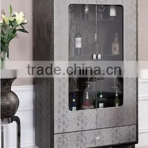 Home Furniture /Glass With MDF Wine Cabinet C107 thumbnail-1