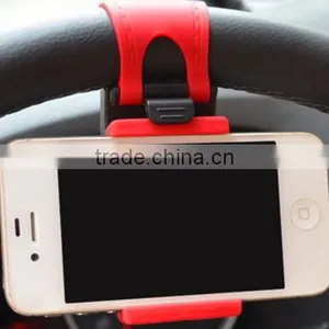 Steering Wheel Mobile Phone Stand on Vehicle thumbnail-1