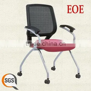 Folding Visitor Chair Folding Chair Mesh Reception Chair thumbnail-1
