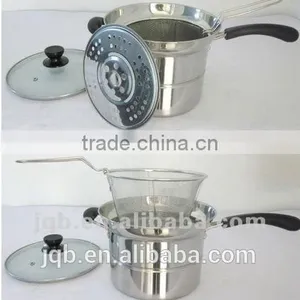 High Quality 100L Stainless Steel Stockpot With Visible Glass Lid thumbnail-2