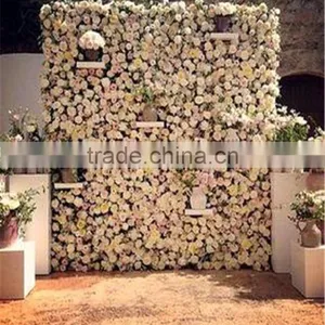 SJ2017300205 Hot Sale Artificial Colorful Flower Wall Hanging Silk Flower for Weeding Decoration thumbnail-1