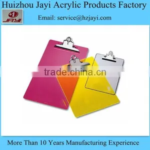 China Supplier Wholesale Custom Acrylic Notebook Clipboard thumbnail-4