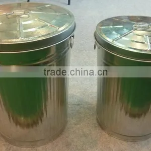60L Metal Dusty Bin thumbnail-1