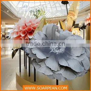 Paper Flower Commercial Mall Decoration for Visual Merchandising thumbnail-2