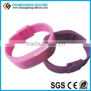 Factory Price LED Watch, Cheap Silicone Wristwatch thumbnail-3