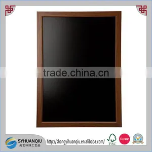 Brown Wooden Framed Chalk Board Bar Blackboard 600mm X 900mm thumbnail-1
