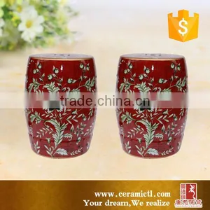 Different Color Ceramic Glazed Stool thumbnail-3