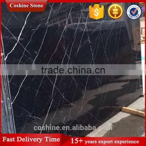 Indoor Projects Marquina Black Marble Slabs Natural Stone Slab thumbnail-6