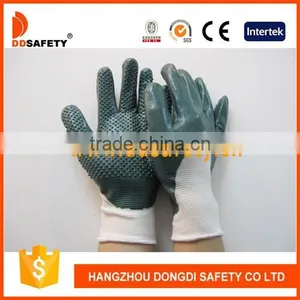 DDSAFETY 13G Black Seamless Knitted Nitrile Working Gloves thumbnail-1
