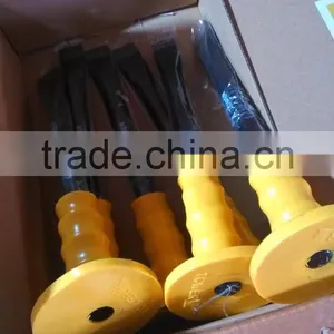 Carbon Steel Drop Forged Chisel With Rubber Handle thumbnail-2