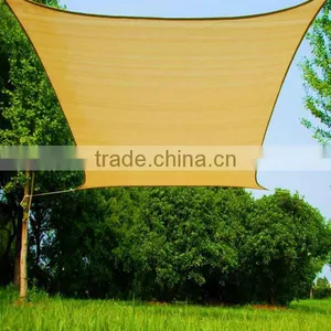 Outdoor Patio Sun Shade Sail PE 3.6x3.6m Square thumbnail-1