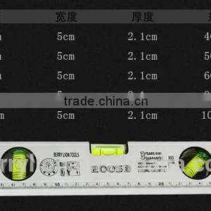 Berrylion Magnetic A-Alloy Spirit Level 300-1200mm Magnetic Spirit Level thumbnail-1
