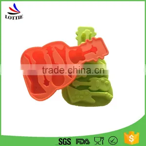 Kids Guitar Shaped Silicone Ice Cube Molds Tray Chocolate Candy Mold thumbnail-1