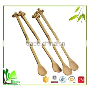 Accept Custom Factory Supply Attractive Price Bamboo Yogurt Spoon thumbnail-1