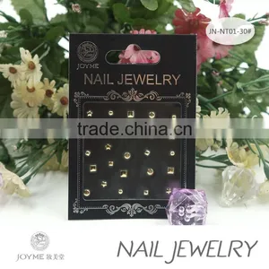 Glitter 3D Nail Tips Art Rhinestone Decoration Sticker Jewelry thumbnail-5