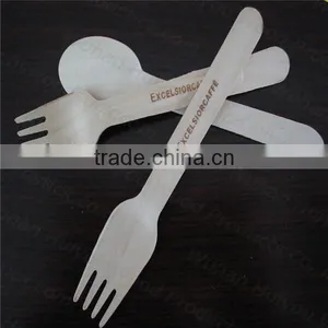 2017 Customize Packing Travel Cutlery Set Disposable Wooden Cutlery thumbnail-4