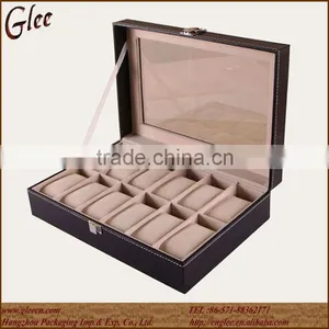 Custom Paper Watch Box Leather Wristwatch Box Wooden Watch Box thumbnail-1