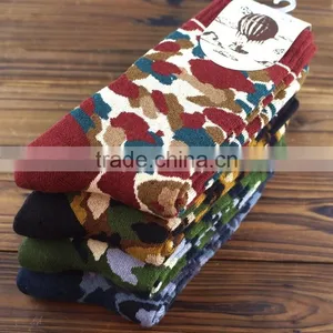 New Camouflage Male Socks With Thick Warm Terry Socks thumbnail-3